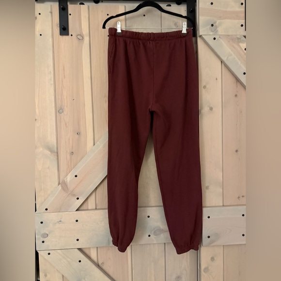 HDYWT Classic Oversized Sweat Set-Maroon - Picture 11 of 16